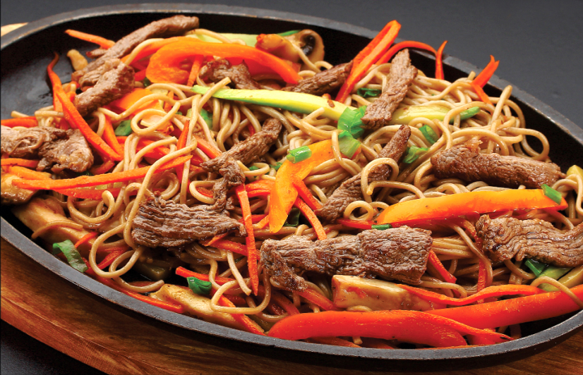 Лапша соба с телятиной | Доставка из Vasabi в Кишиневе | STRAUS