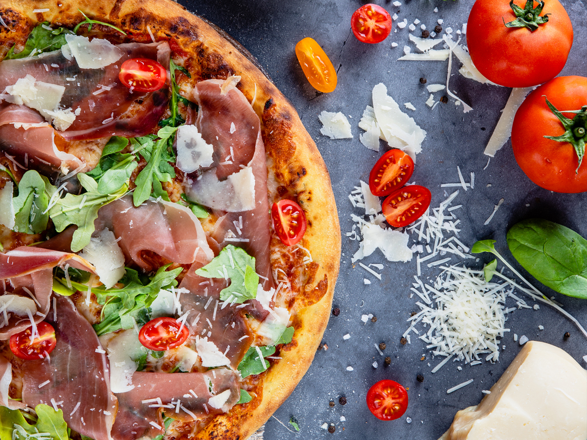 Pizza Prosciutto Rucola 650 gr Order Delivery Pizza Prosciutto Rucola