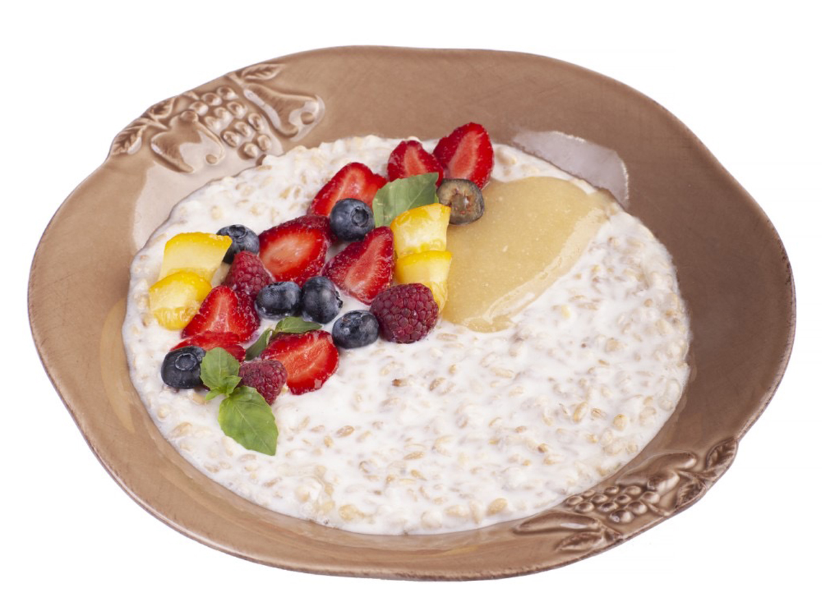 Whole grain oatmeal porridge with almond milk Order Delivery Whole