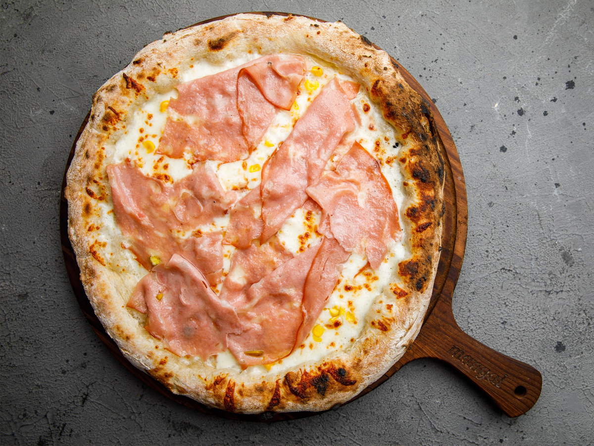Pizza with Mortadella Order Delivery Pizza with Mortadella in