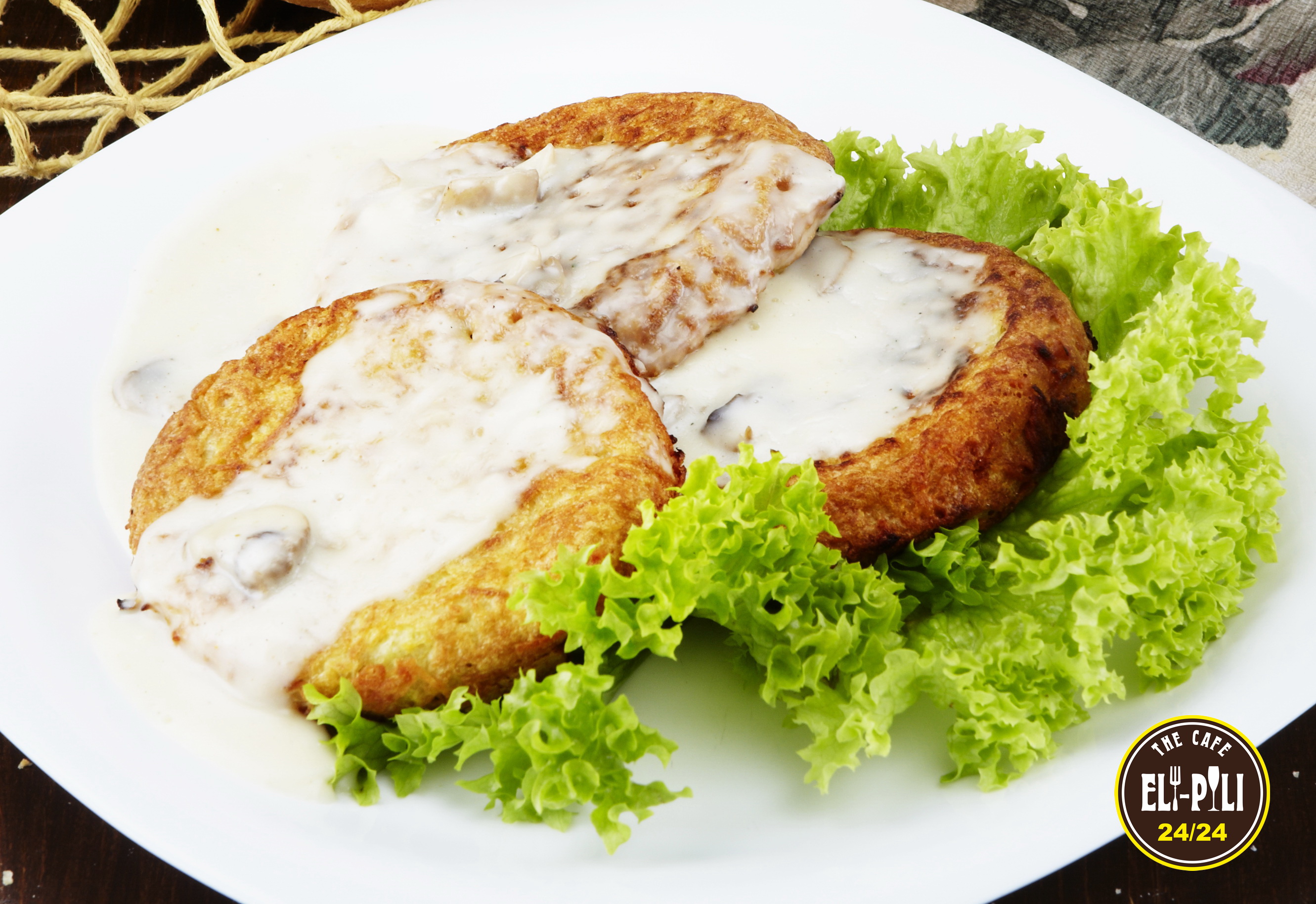 Draniki with mushroom sauce Order Delivery Draniki with mushroom