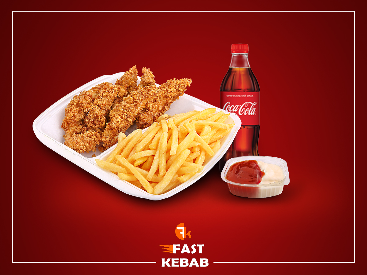 Menu crispy + CocaCola Order Delivery Menu crispy + CocaCola in