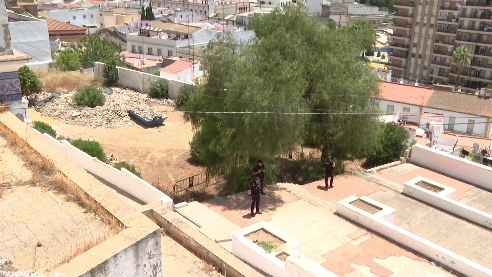 Mueren los dos trabajadores en el derrumbe de una obra en Alcalá de Guadaíra