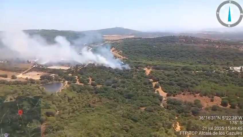 Desalojan a 50-60 menores de un campamento de verano por incendio en La Alcaidesa