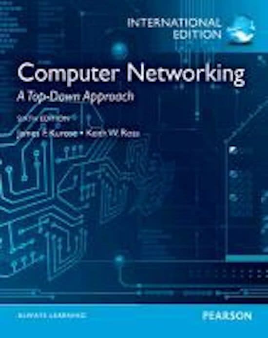 study notes for hbo ict at hanzehogeschool groningen stuvia computer networking a top down approach 6th edition solutions