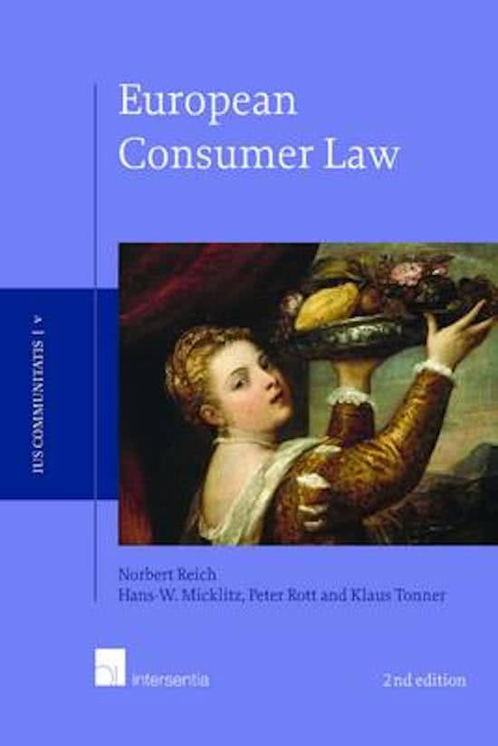 Study Notes For Unit 7 Consumer Law At The Pearson Stuvia