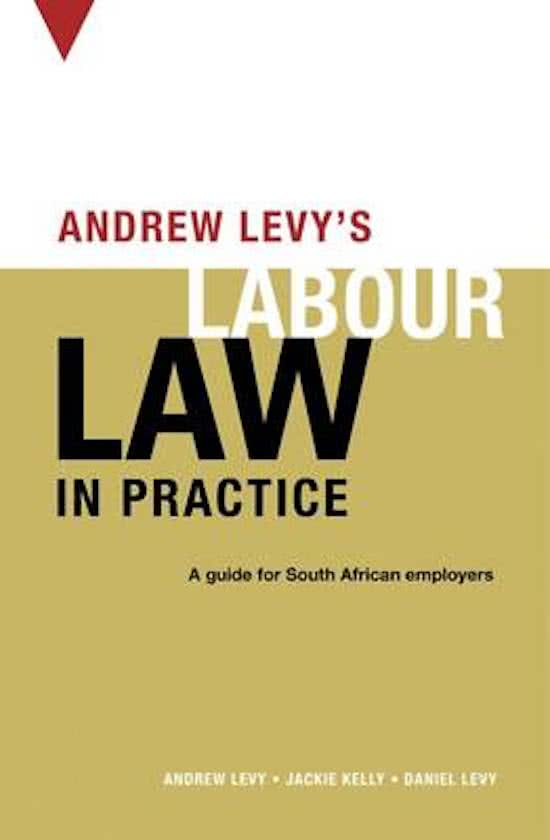 Labour Law in Practice Notes Stuvia