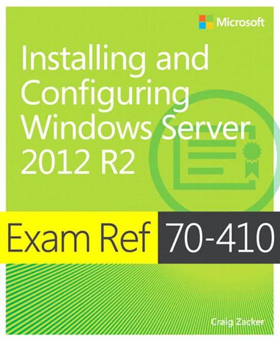 70-410&colon; Installing and Configuring Windows Server 2012