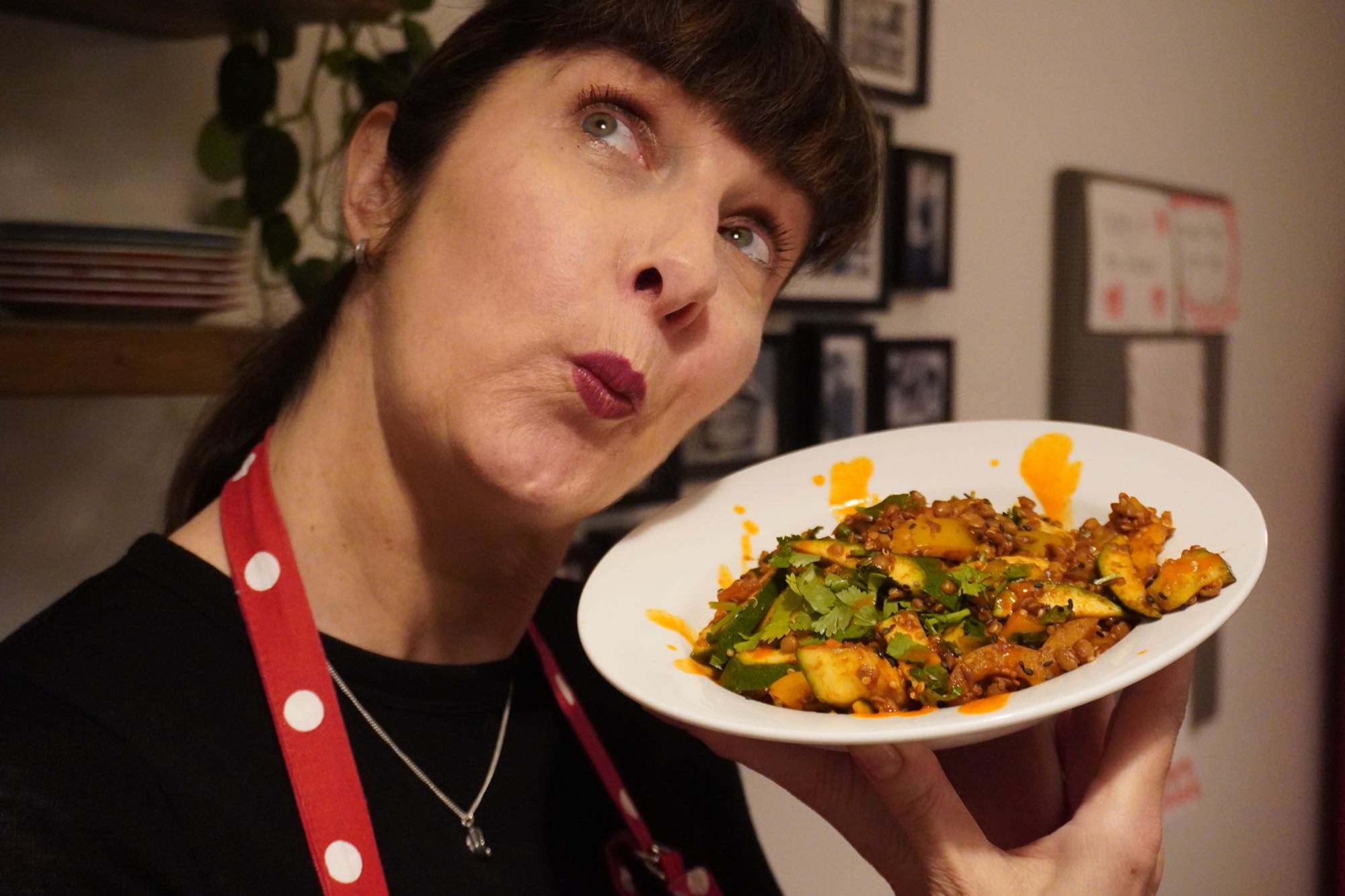 Spicy Lentils & Quinoa Stir Fry