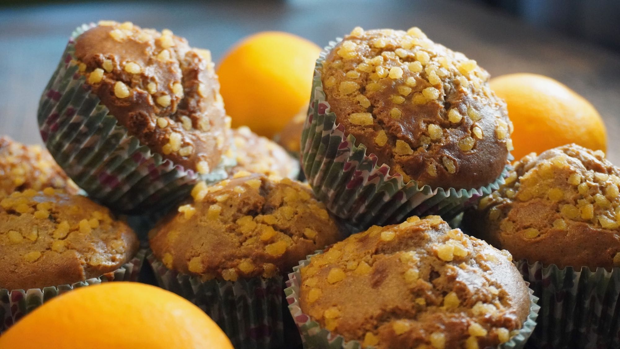 Spiced Orange Buckwheat Muffins