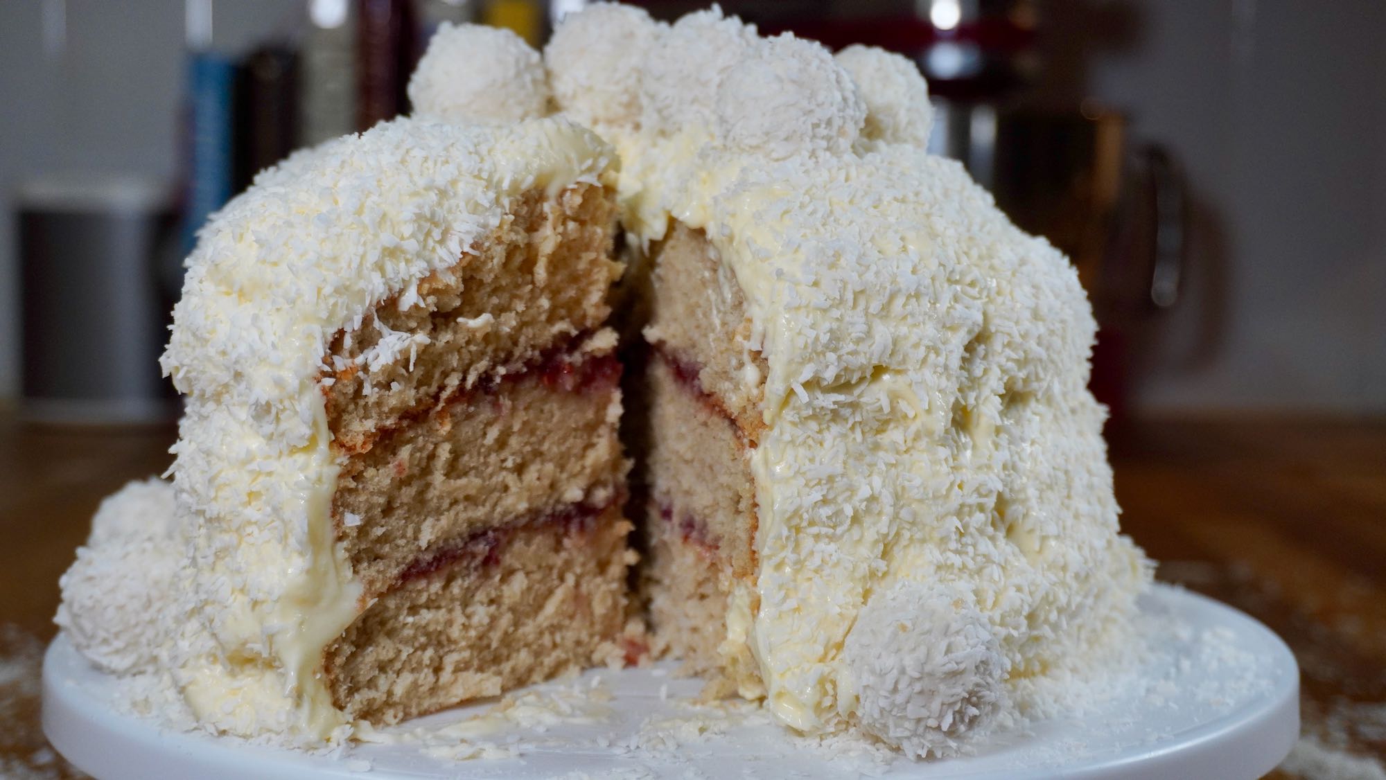 Moist Spelt Coconut Cake