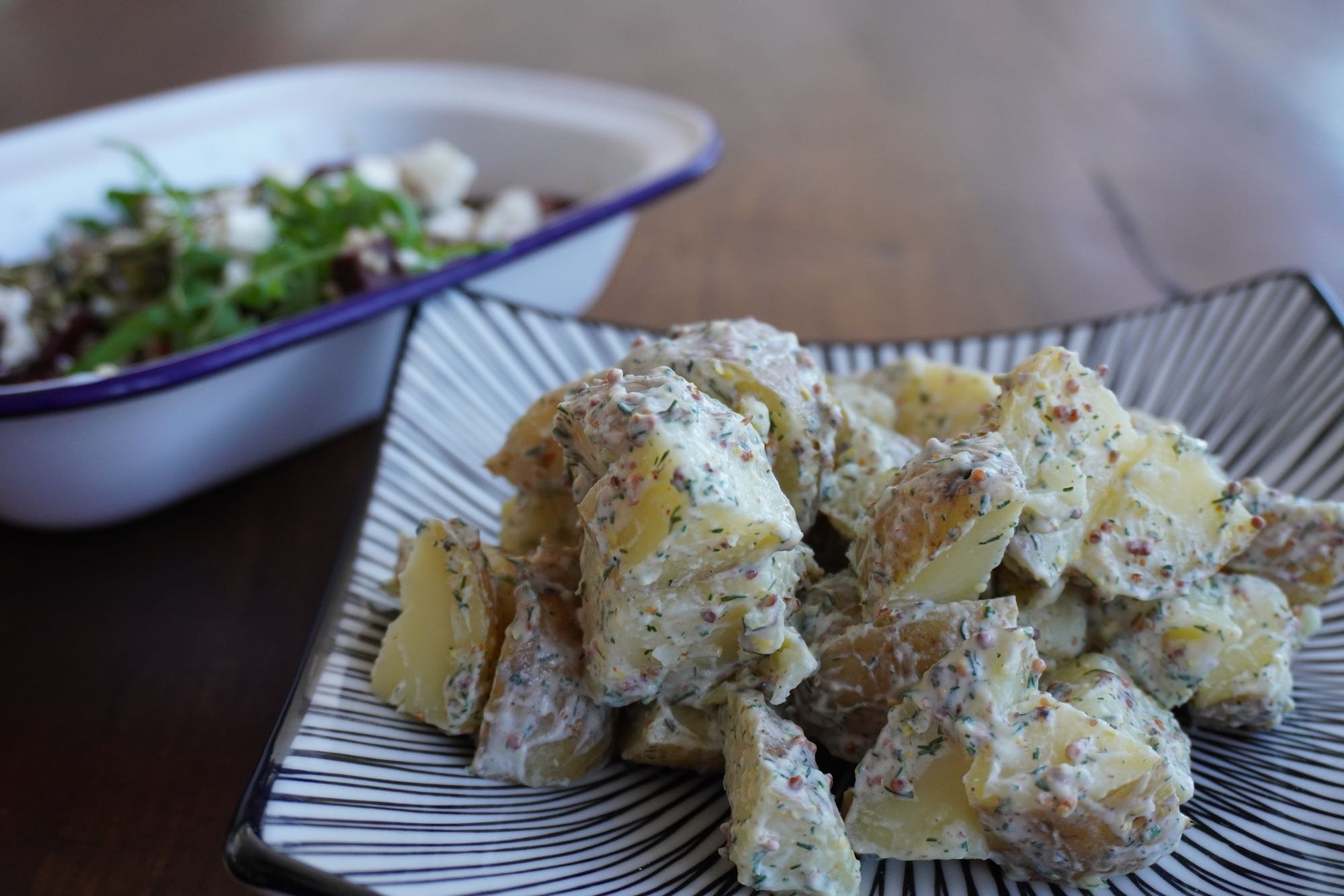 Two of My Favourite Salad Recipes: seeded mustard potato salad and beetroot salad