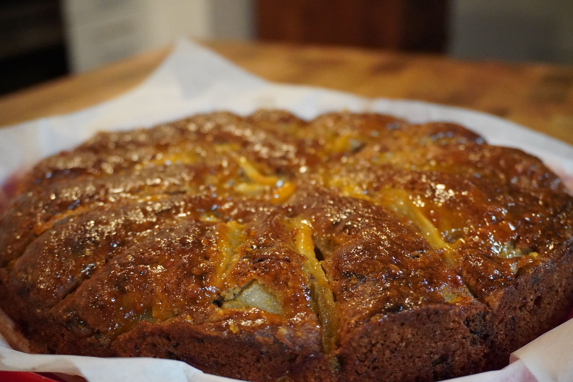 Delicious Pear Hazelnut Cake: spelt flour