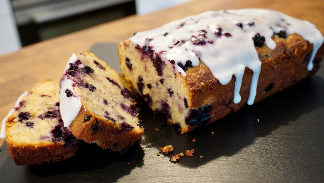 Ottolenghi blueberry almond cake with spelt flour