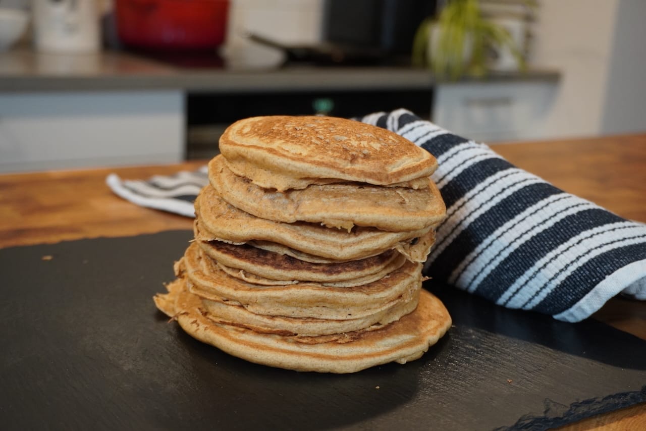 Chickpea Flour Pancakes: gluten-free, no eggs