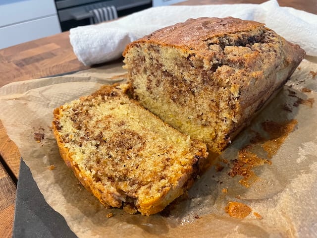 Moist Spelt Cinnamon Swirl Loaf Cake (Easy Recipe)