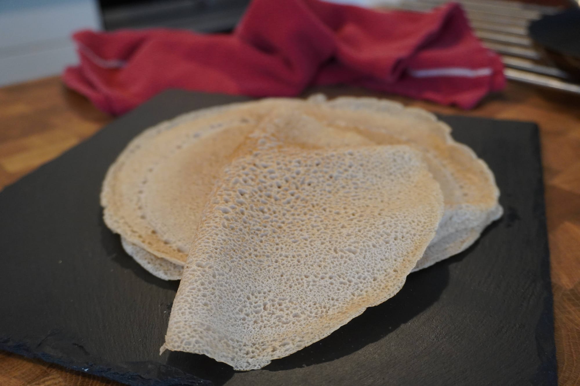 Buckwheat Roti Wrap | 3 Ingredients | Soft, Flexible & Gluten-Free