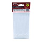 SWL - WHITE CABLE TIES 2.5 X 80MM - 100 PACK