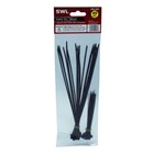 SWL - BLACK CABLE TIES 2 SIZES - 40 PACK