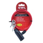 SWL - CABLE BICYCLE LOCK 650 X 6MM