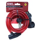 SWL - HEAVY DUTY CABLE BICYCLE LOCK 72"