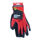 SWL - RED & BLACK WORK GLOVES - SIZE M