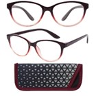 SUPERLENS - PLASTIC READING GLASSES +2.00 -2 ASSTD