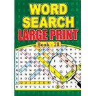 LARGE PRINT WORD SEARCH BOOK A4 - 4 ASSTD