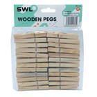 SWL - WOODEN PEGS - 24 PACK