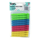 SWL - PLASTIC DOLLY PEGS - 24 PACK