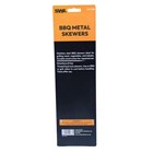 SWL - BBQ METAL SKEWERS - 6 PACK