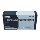 SWL - BLACK DISPOSABLE NITRILE GLOVES SMALL - 100 PACK