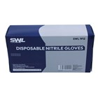 SWL - BLUE DISPOSABLE NITRILE GLOVES SMALL - 100 PACK
