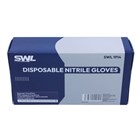 SWL - BLUE DISPOSABLE NITRILE GLOVES LARGE - 100 PACK