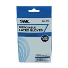 SWL - DISPOSABLE LATEX GLOVES - 12 PACK