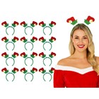 TINSEL ELF BOOTS CHRISTMAS HEADBAND 27CM X 21CM