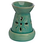 EDEN CERAMIC OIL BURNER - FLORAL CUT OUT