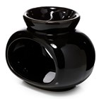 EDEN - OVAL DOUBLE DISH CERAMIC BURNER - BLACK