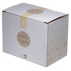 OVAL CERAMIC DOUBLE DISH OIL BURNER- GREY