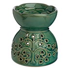 EDEN TREE PATTERN CERAMIC OIL BURNER