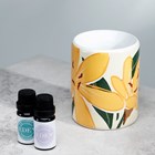 FLORENS HESPERANTHA PRINTED CERAMIC OIL BURNER