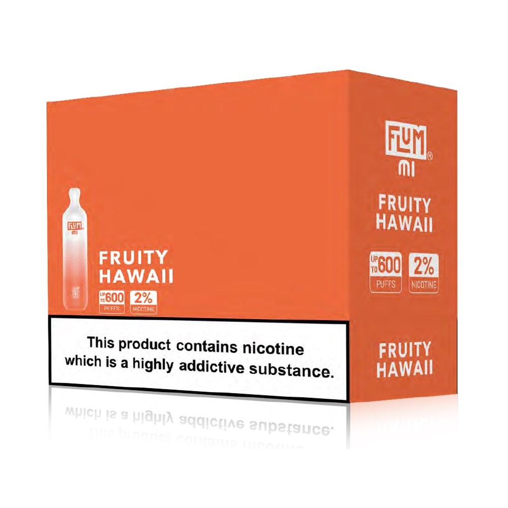 FLUM MI 600 DISPOSABLE VAPE FRUITY HAWAII