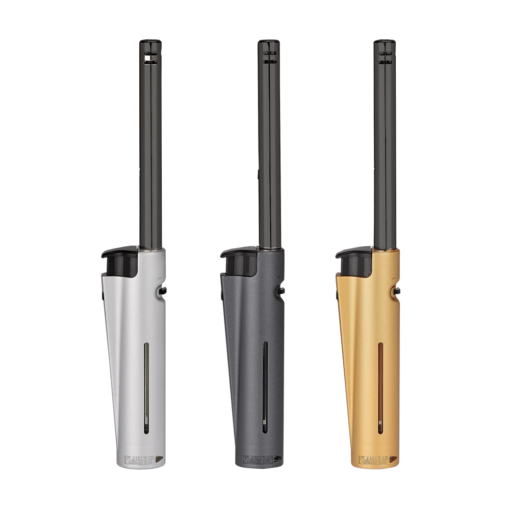 CLIPPER TUBE CANDLE LIGHTER METALLIC