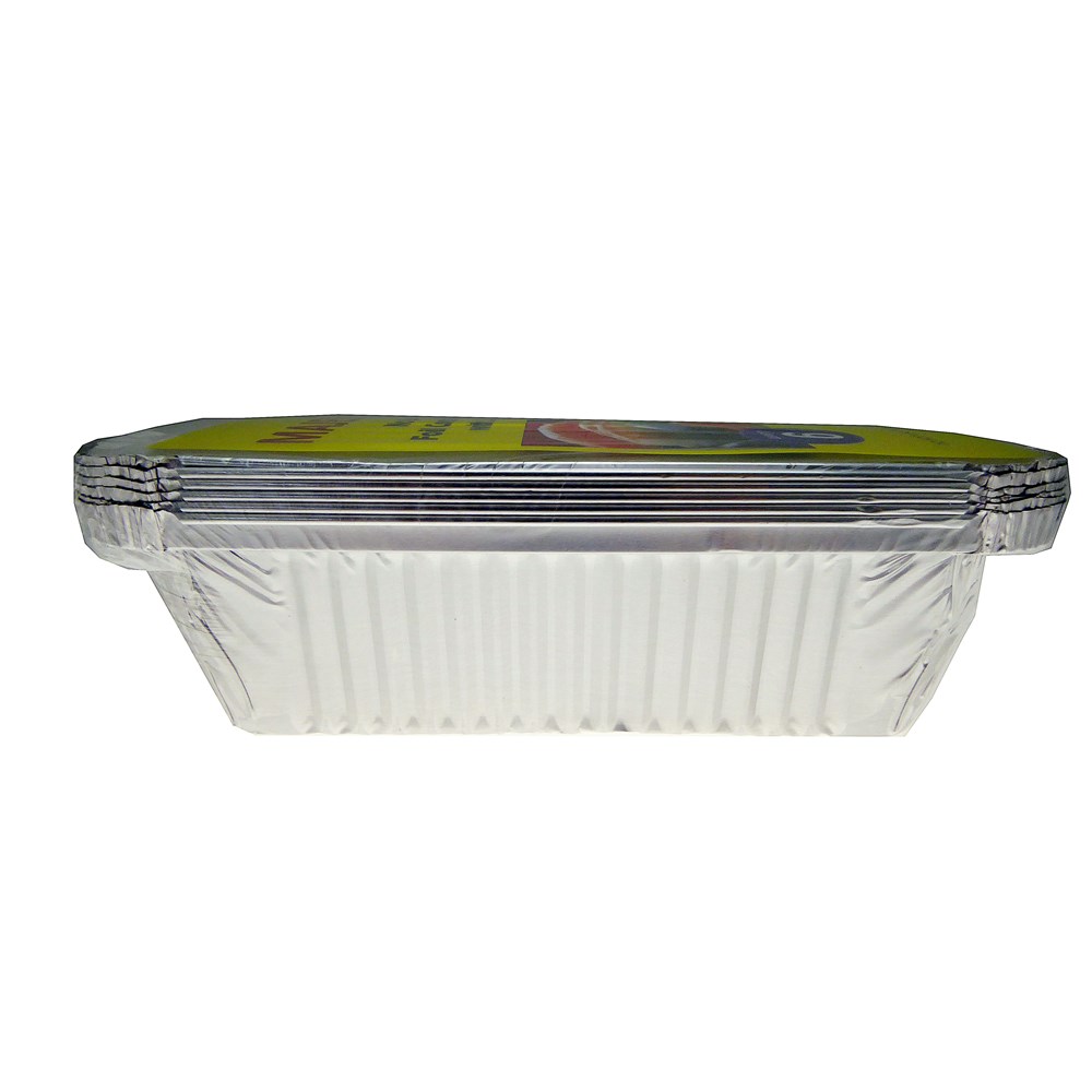 MAJESTIC FOIL CONTAINERS & LIDS NO.6A 6 PACK