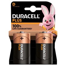 DURACELL PLUS POWER D - 2 PACK DURACELL PLUS POWER D - 2 PACK