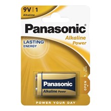 PANASONIC ALKALINE POWER - 9V - SINGLE PANASONIC ALKALINE POWER - 9V - SINGLE