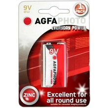 AGFAPHOTO - 6F22 - PP3 - 9V - SINGLE AGFAPHOTO - 6F22 - PP3 - 9V - SINGLE