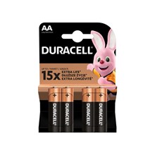 DURACELL DURALOC AA BATTERIES - 4 PACK