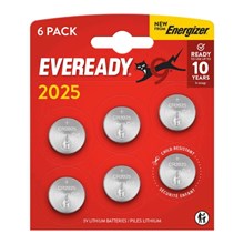EVEREADY - CR2025 - 6 PACK
