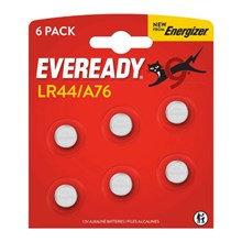 EVEREADY - LR44/A76 - 6 PACK